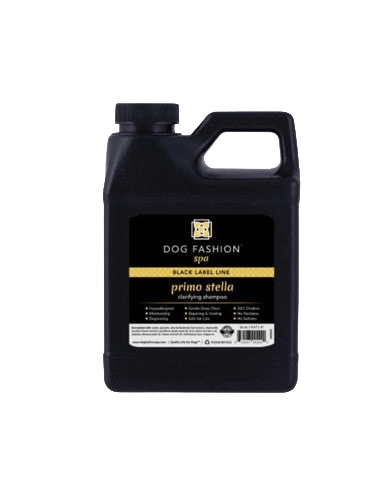 Stella Primo Clarifying Shampoo,"Black shampoo bottle with handle and screw cap"