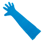 Shoulder Length OB Gloves,"Blue shoulder-length glove"