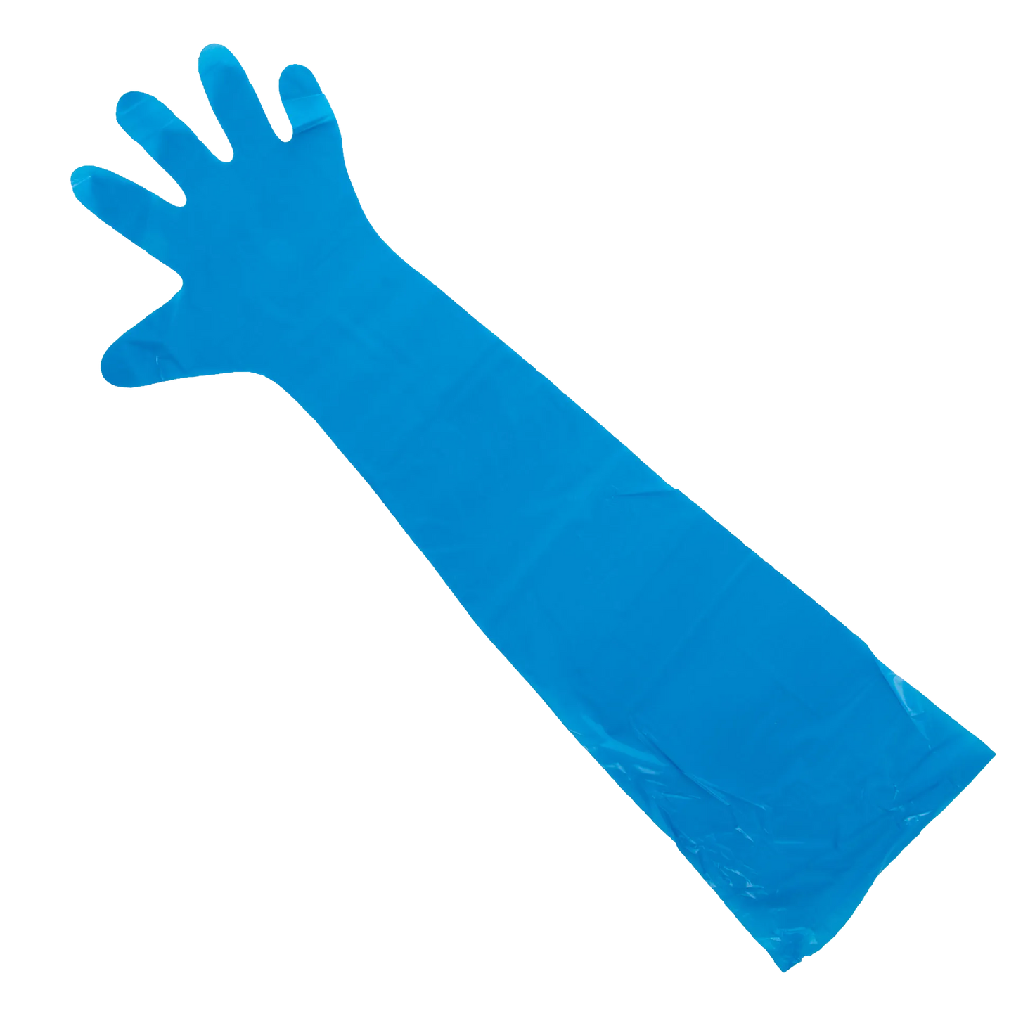 Shoulder Length OB Gloves,"Blue shoulder-length glove"
