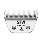CeramicEdge Wide Blade Set of 5 by Andis,"Close-up of clipper blade with fine metal teeth"
