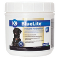 K9 Bluelite®,"White plastic supplement tub with dog label on front"