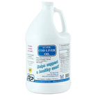 Cod Liver Oil,"White plastic jug bottle with handle and front label"