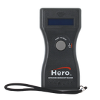 Hero™ Universal Microchip Scanner,"Black handheld scanner with screen and wrist strap"