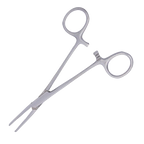 "Aaronco 5.5"" Lockable Hemostat","Metal hemostat clamp with finger loops"