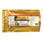 Health E™,"Gold foil pouch with front product label"