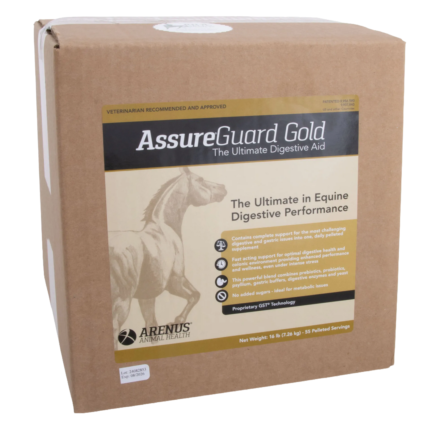 Assure® Guard Gold,"Brown cardboard box with front product label"