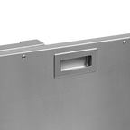 Dog Grooming Electric Tub with Sliding Door by Waggz,"Stainless steel sliding door with recessed handle"