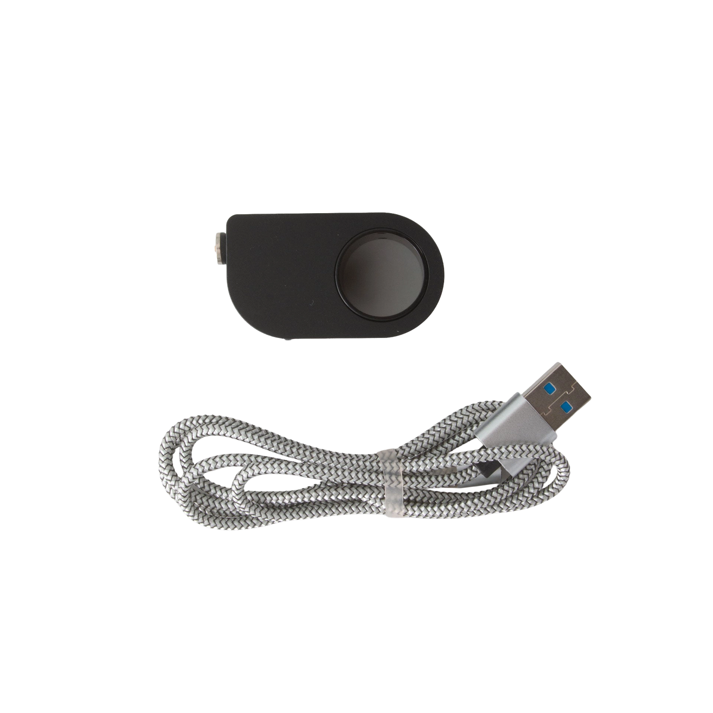 iSperm Semen Analyzer Accessories,"Black rectangular device with attached braided USB cable"