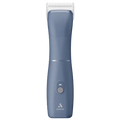 Emerge Clipper Blue by Andis With FREE 8Pc Wide Comb Attachment Bundle by Andis,"Blue cordless hair clipper front view"
