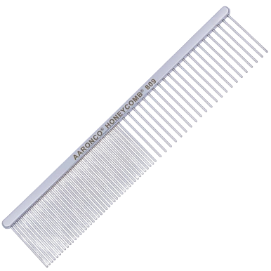 "Aaronco 7.5"" Medium and coarse Honeycomb","Double-sided comb with fine and wide teeth"