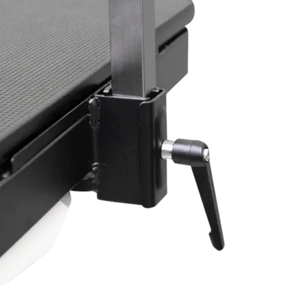 "52"" Dog Grooming 999 Electric Table without Drawer by Waggz","Table corner with adjustable grooming arm clamp"