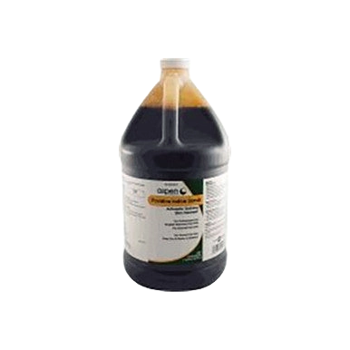 Aspen Povidine Iodine Scrub,"Large brown liquid bottle with white cap"