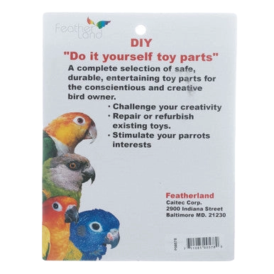 Wood Blocks and Slats,"Wood block toy parts in packaging with parrot graphics"