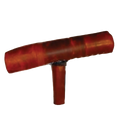 Paulsonbilt Leather Covered Breeding Mount,"Brown tapered mount with single support leg"