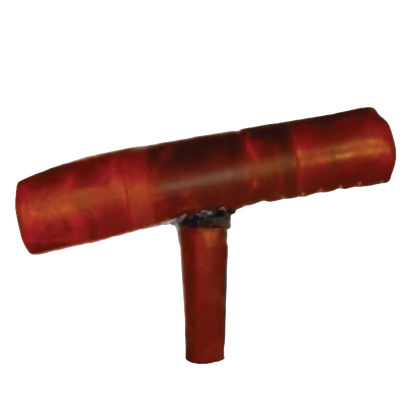 Paulsonbilt Leather Covered Breeding Mount,"Brown tapered mount with single support leg"
