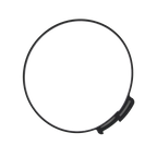 ARS Plastic Clamps,"Black plastic clamp ring with ratcheting fastener"