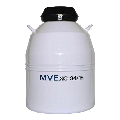 XC 34/18 Storage Tank,"White storage tank with black lid and side handles"