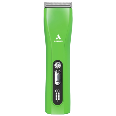 ProClip 5-in-1 Green Clipper with FREE 4oz Clipper Oil by Andis,"Green hair clipper front view"