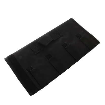 Neoprene AV Cover,"Black neoprene cover with hook-and-loop straps"
