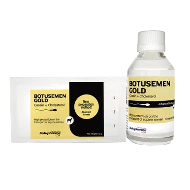 BotuSemen Gold,"Bottle and flat pouch with yellow labels"