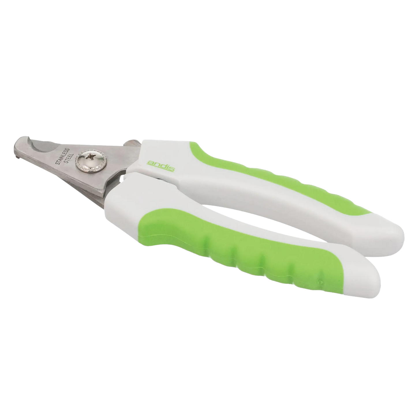 Andis® Nail Clipper,"White and green handled nail clipper with stainless steel blades"