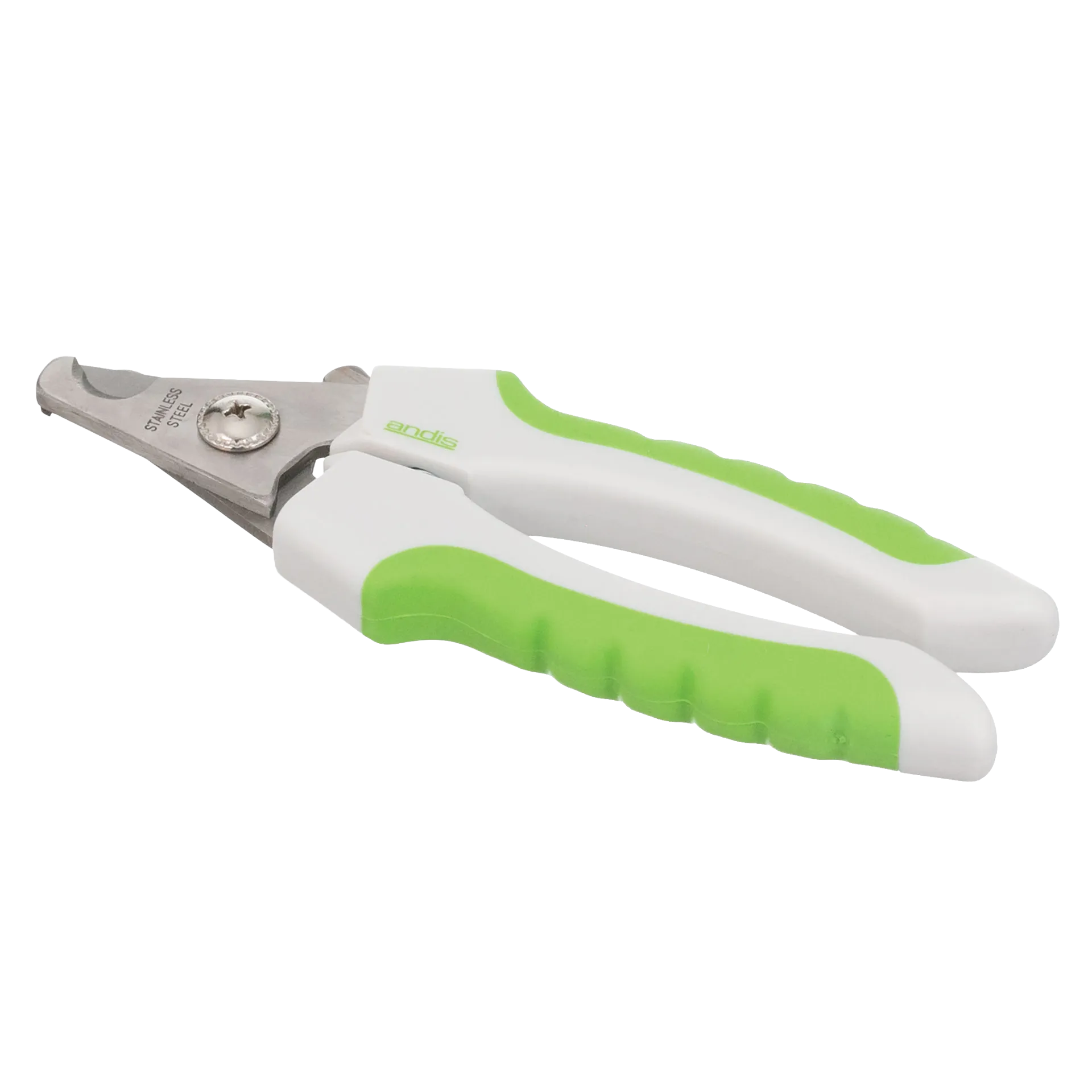 Andis® Nail Clipper,"White and green handled nail clipper with stainless steel blades"