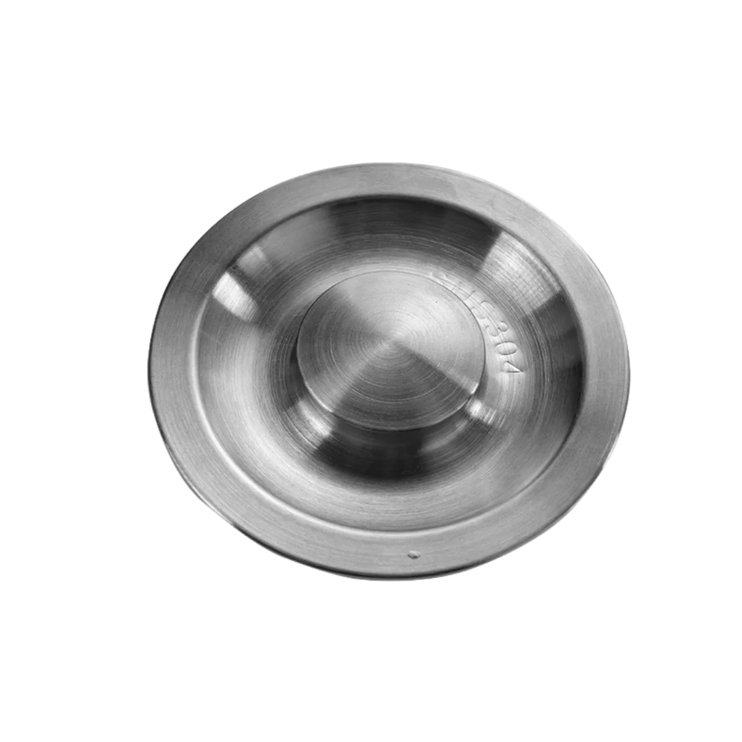 Dog Grooming Electric Tub with Sliding Door by Waggz,"Round stainless steel drain cover detail"