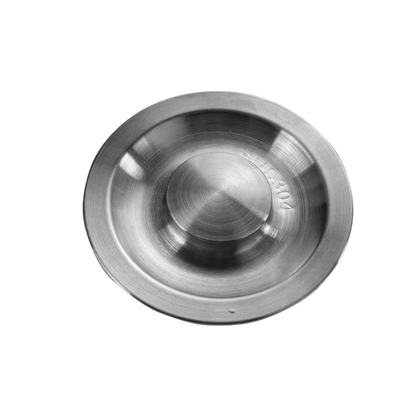 Dog Grooming Electric Tub with Sliding Door by Waggz,"Round stainless steel drain cover detail"