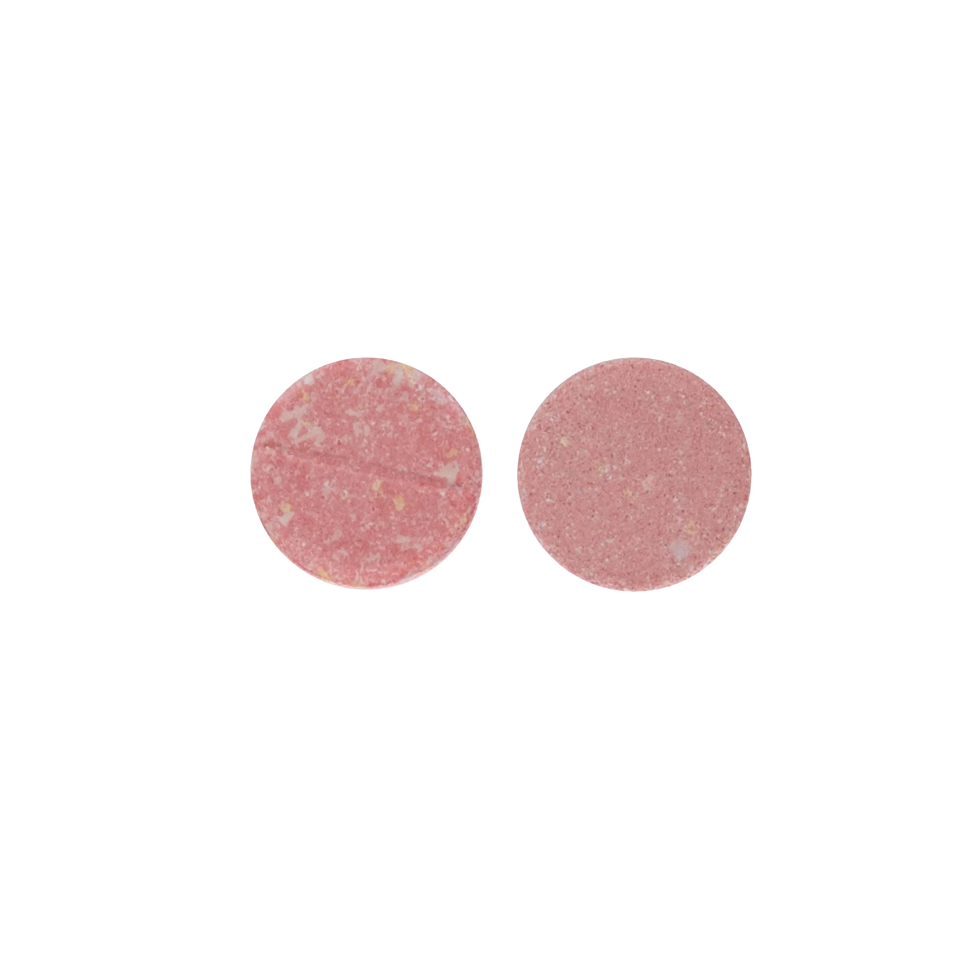 Nemacor Maxx 4,"Two round pink tablets, front and back view"
