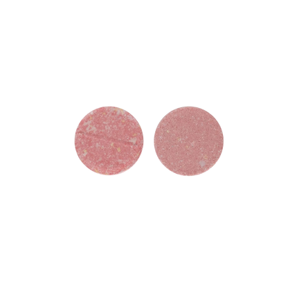 Nemacor Maxx 4,"Two round pink tablets, front and back view"