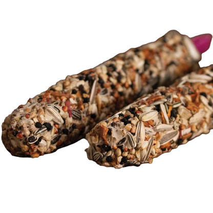 Smakers Treat Sticks,"Two seed-coated treat sticks"