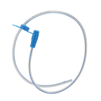 Nasogastric Tube,"Clear tube with blue guide line and blue connector"