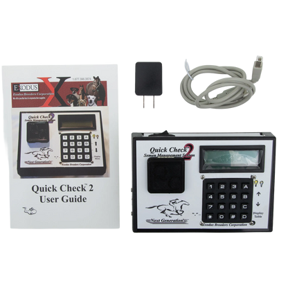 Quick Check Semen Counting System,"Testing unit with keypad, cable, power adapter, and user guide"