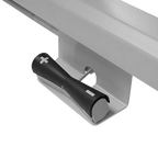 "50"" Dog Grooming 908 Electric Table without Drawer by Waggz","Close-up of black foot pedal under table frame"