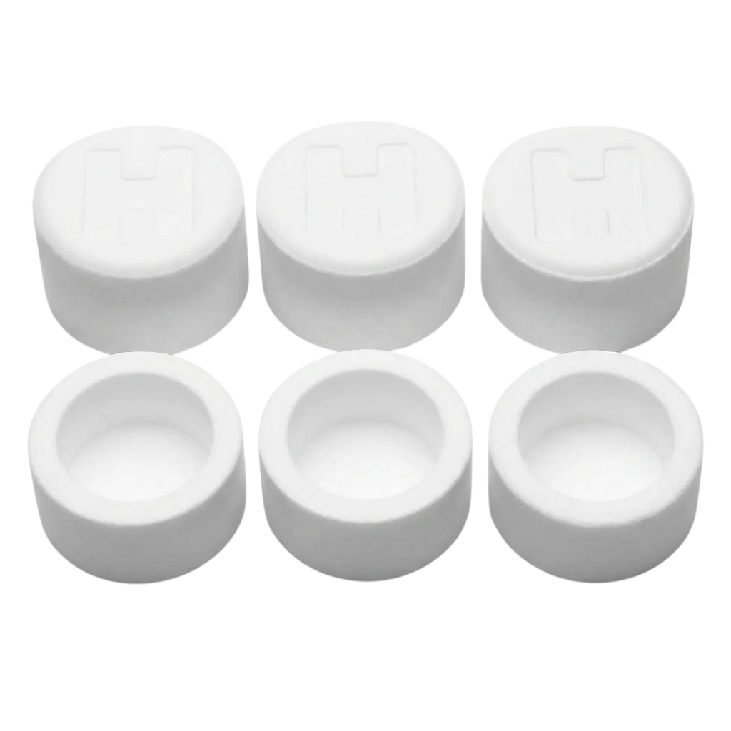Puppywarmer Oxygen Concentrator Replacement Parts,"Set of six white cylindrical caps and inserts"