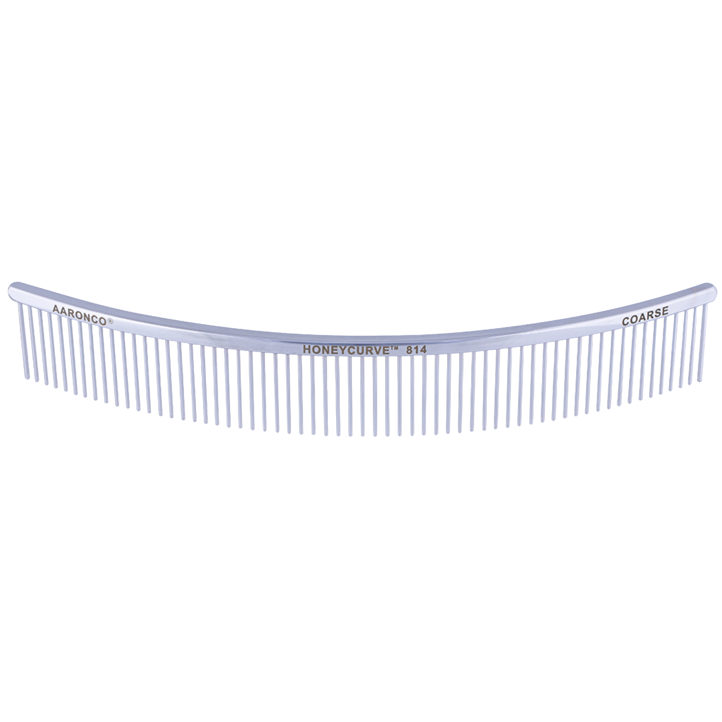 "Aaronco 10"" Honeycurve Comb","Curved clear comb with wide-set teeth"