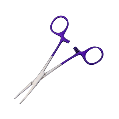 Aaronco Hemostat Straight with Purple handles