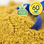 Comfort Quik™,"Yellow powder in a blue scoop"