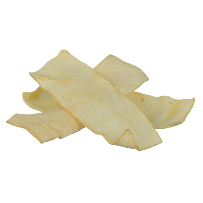 C.E.T.® Enzymatic Oral Hygiene Chews for Dogs,"Stack of light tan chew strips"