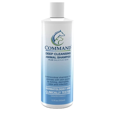Command™ Shampoo,"White shampoo bottle with blue gradient label and white cap"