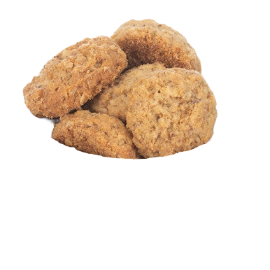 Caitec Oven Fresh Bites Parrot Cookies,"Stack of round tan cookies"