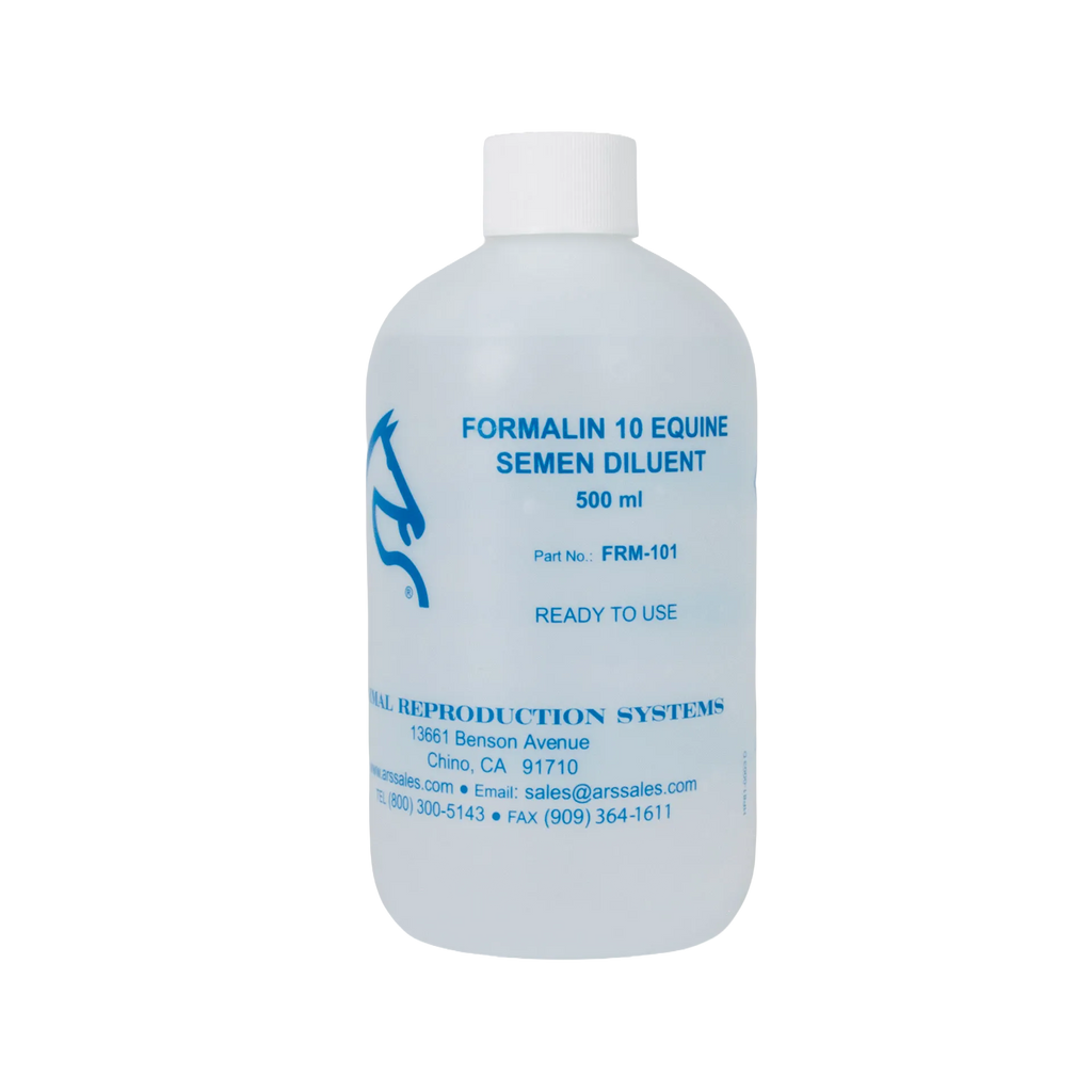 Densimeters Formalin 10 Solution (500ml),"White plastic bottle with screw cap"
