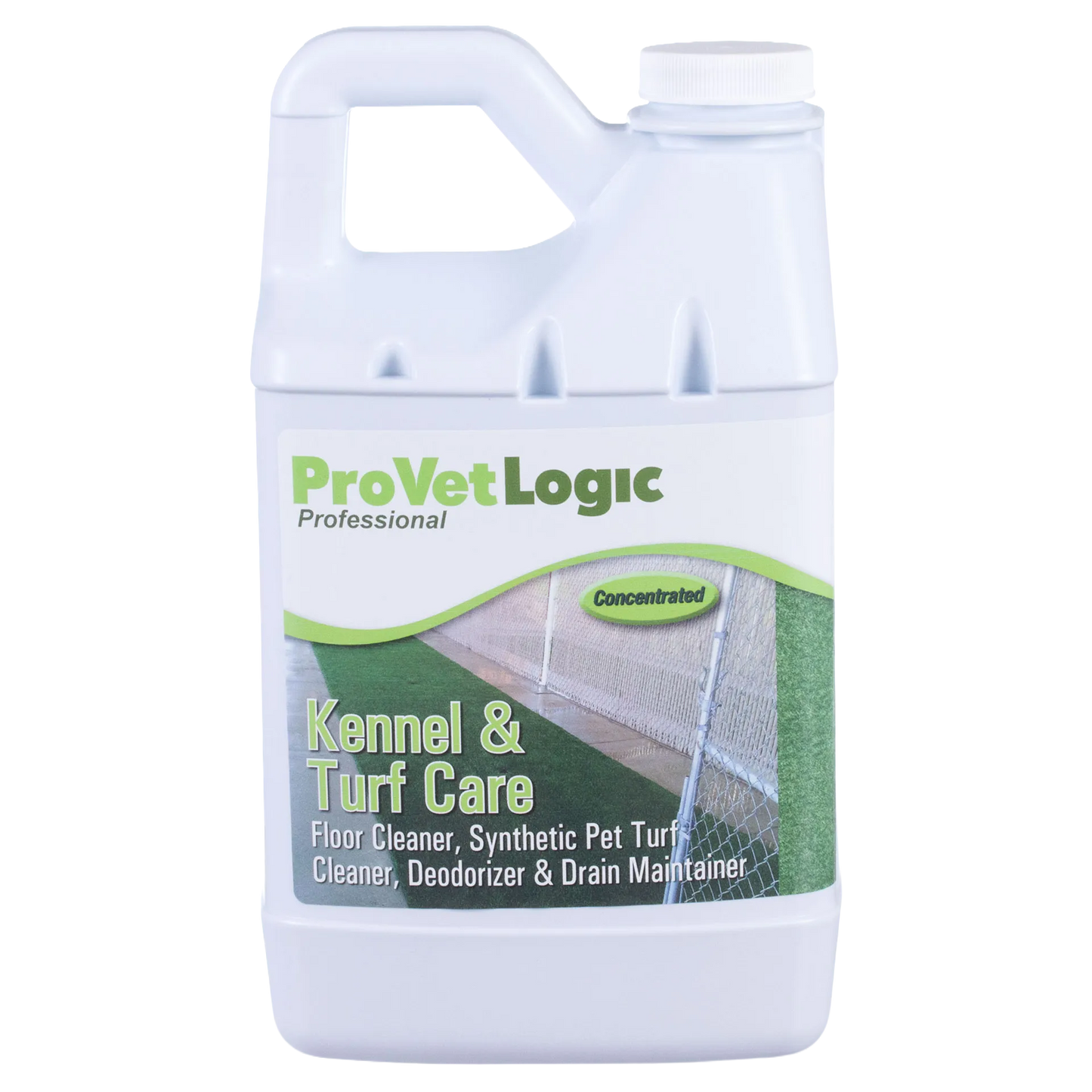 Kennel & Turf Care,"White gallon jug with handle and screw cap"