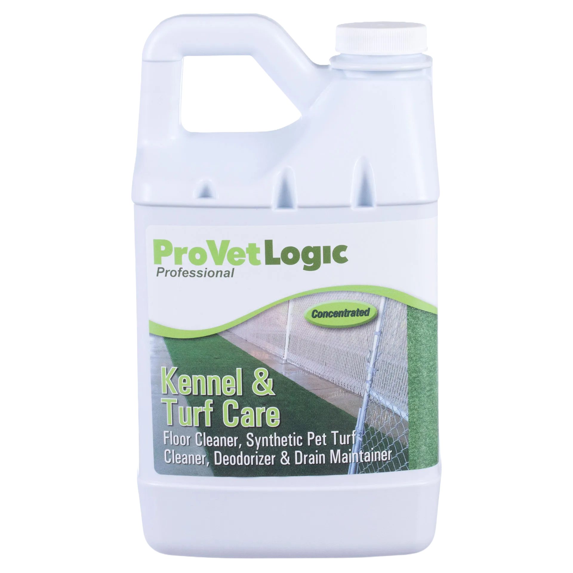 Kennel & Turf Care,"White gallon jug with handle and screw cap"