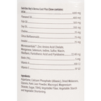Doc Roy's® Derma Coat Plus,"Back label with supplement facts and ingredients panel"