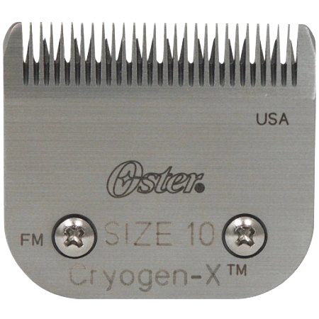A5 Oster® Cryogen-X™ Blades,"Metal clipper blade with fine teeth and two screws"