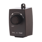 Lectro-Kennel® Heated Pad & Cover,"Black temperature control dial box with hanging loop"