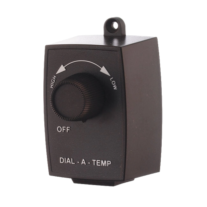Lectro-Kennel® Heated Pad & Cover,"Black temperature control dial box with hanging loop"