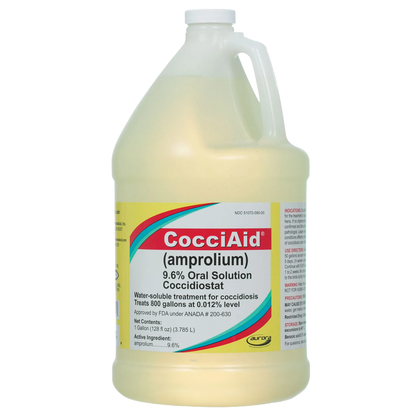 Corid Solution (Generic),"One-gallon plastic jug with handle and front label"