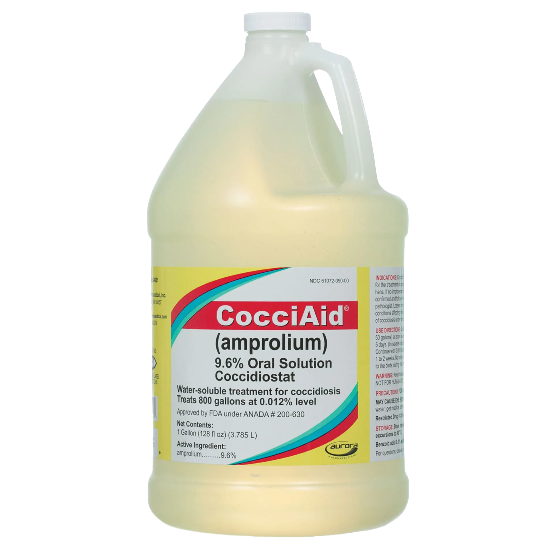 Corid Solution (Generic),"One-gallon plastic jug with handle and front label"
